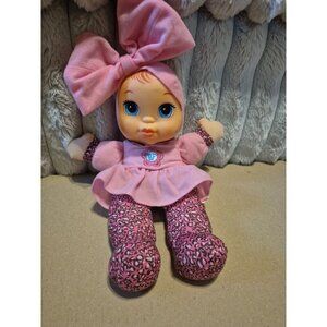 Babys First Kisses Doll Talks Says 'I love you' Blows Kisses Goldberger 12" Pink